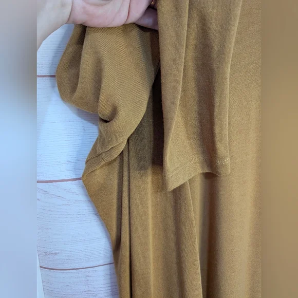 ⭐ Host Pick ⭐  Nikki Poulos Rust Color Open Fron Duster / Cardigan Size Large - Picture 7 of 7